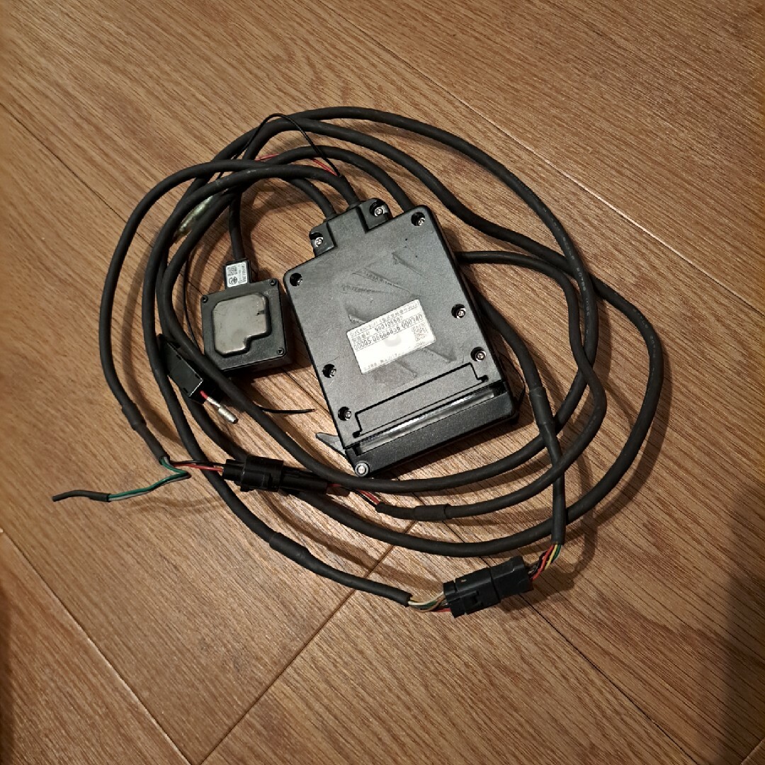 二輪ETC ミツバサンコーワ MSC-21 箱型電池 + USB昇圧コード
