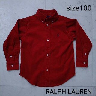 ラルフローレン(Ralph Lauren)の日照様専用　☆　長袖　シャツ　赤　100(ブラウス)