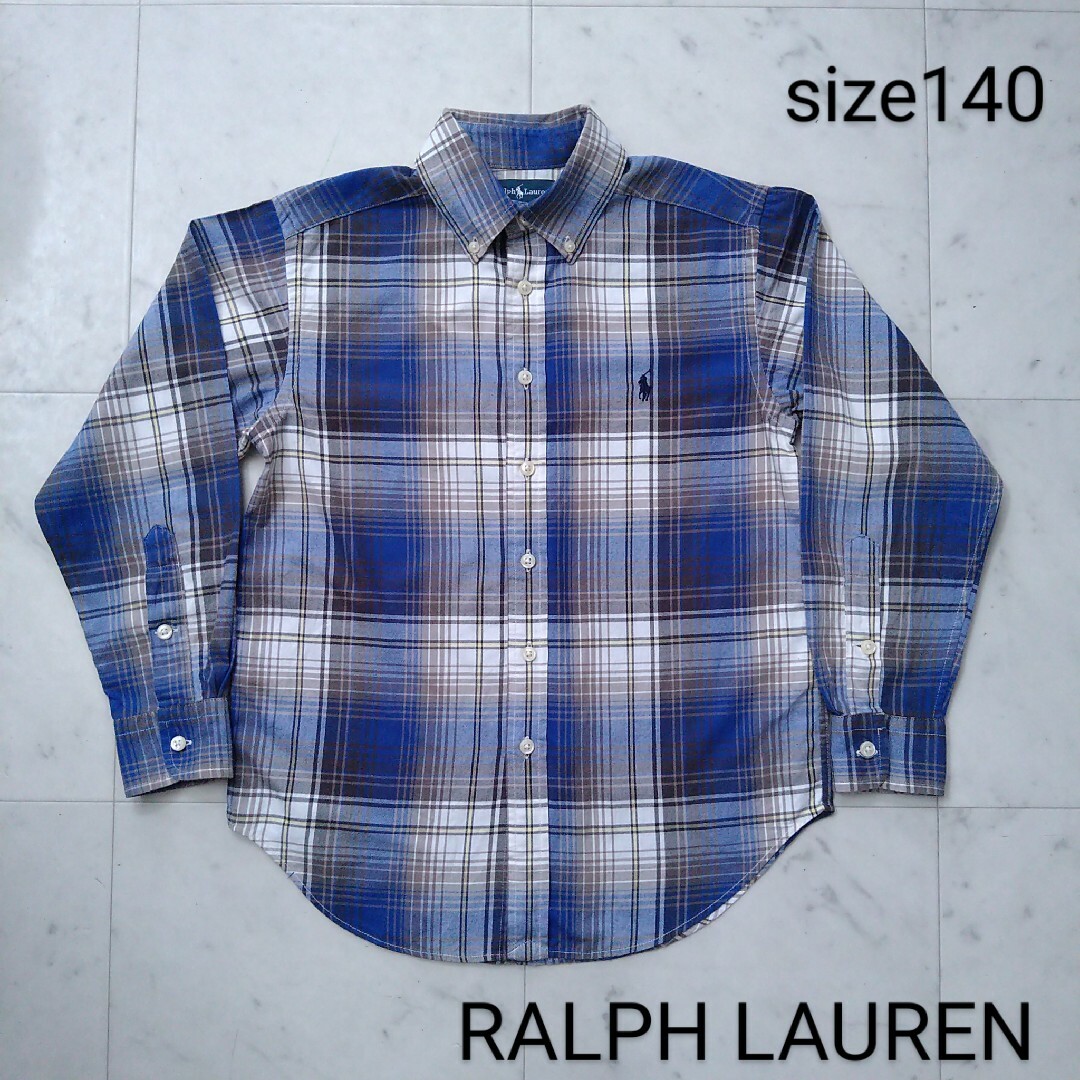 Ralph Lauren(ラルフローレン)のラルフローレン　☆　長袖　シャツ　140 キッズ/ベビー/マタニティのキッズ服男の子用(90cm~)(ブラウス)の商品写真