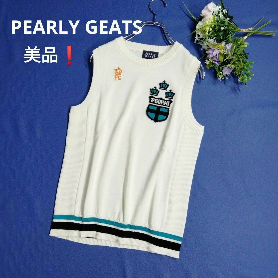 PEARLY GATES - 美品❗パーリーゲイツ レディースゴルフ ニットベスト