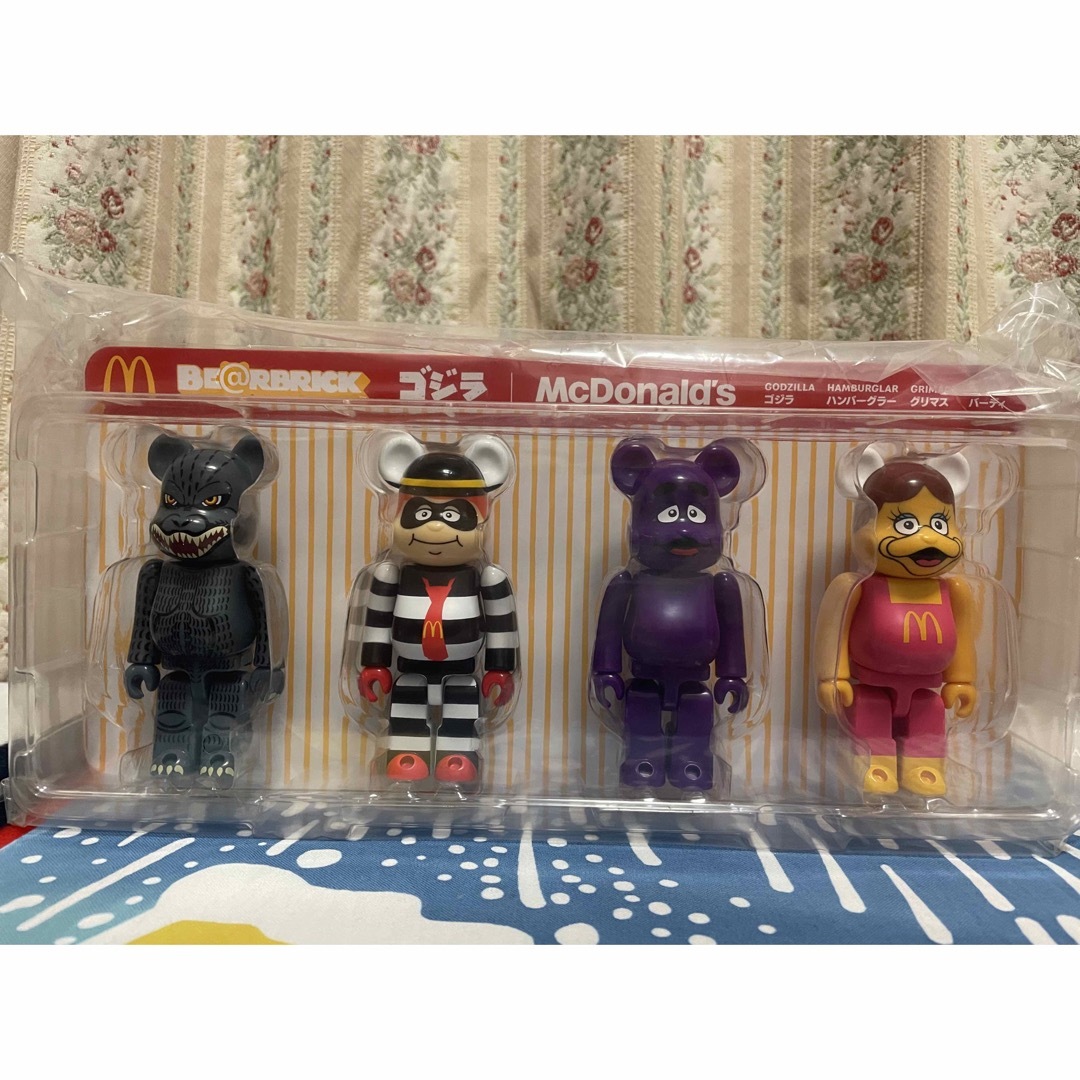 BE@RBRICK - 【新品】ゴジラ マクドナルド BE@RBRICK 全4種セットの