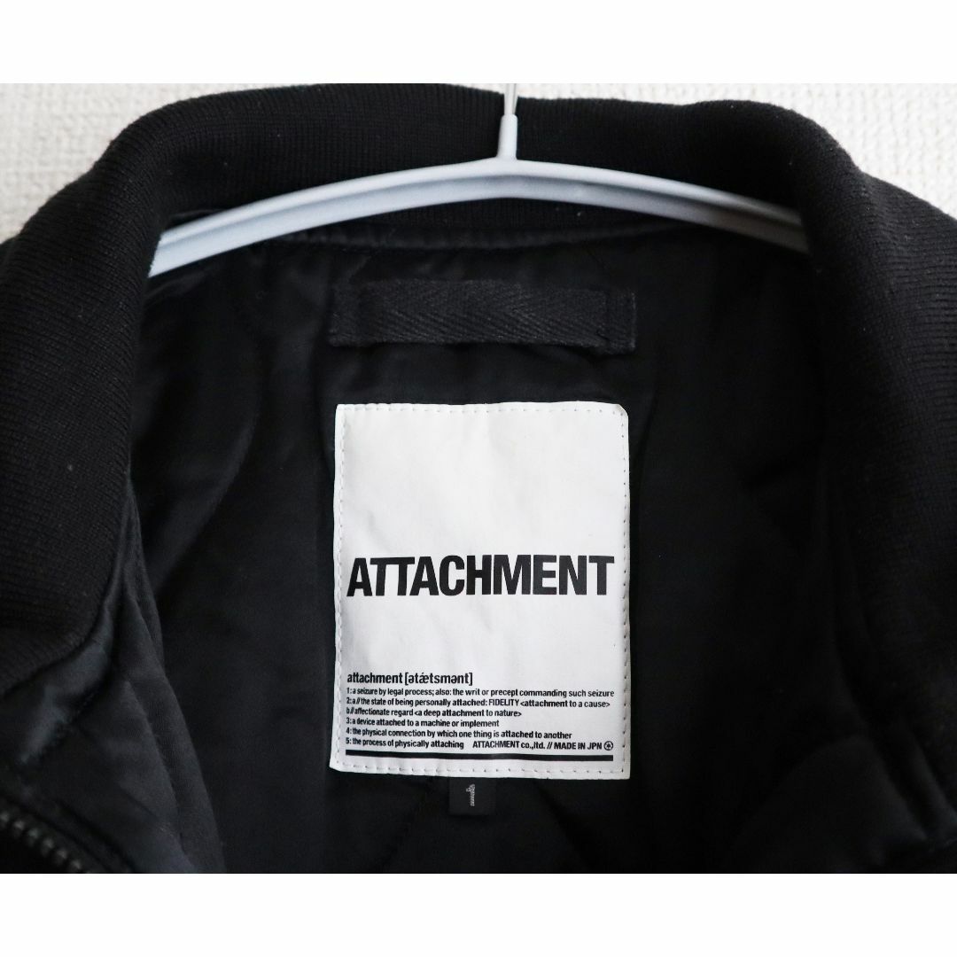 ATTACHIMENT(アタッチメント)のATTACHMENT　ダブルジップ ハイネック 中綿フライトジャケット メンズのジャケット/アウター(フライトジャケット)の商品写真