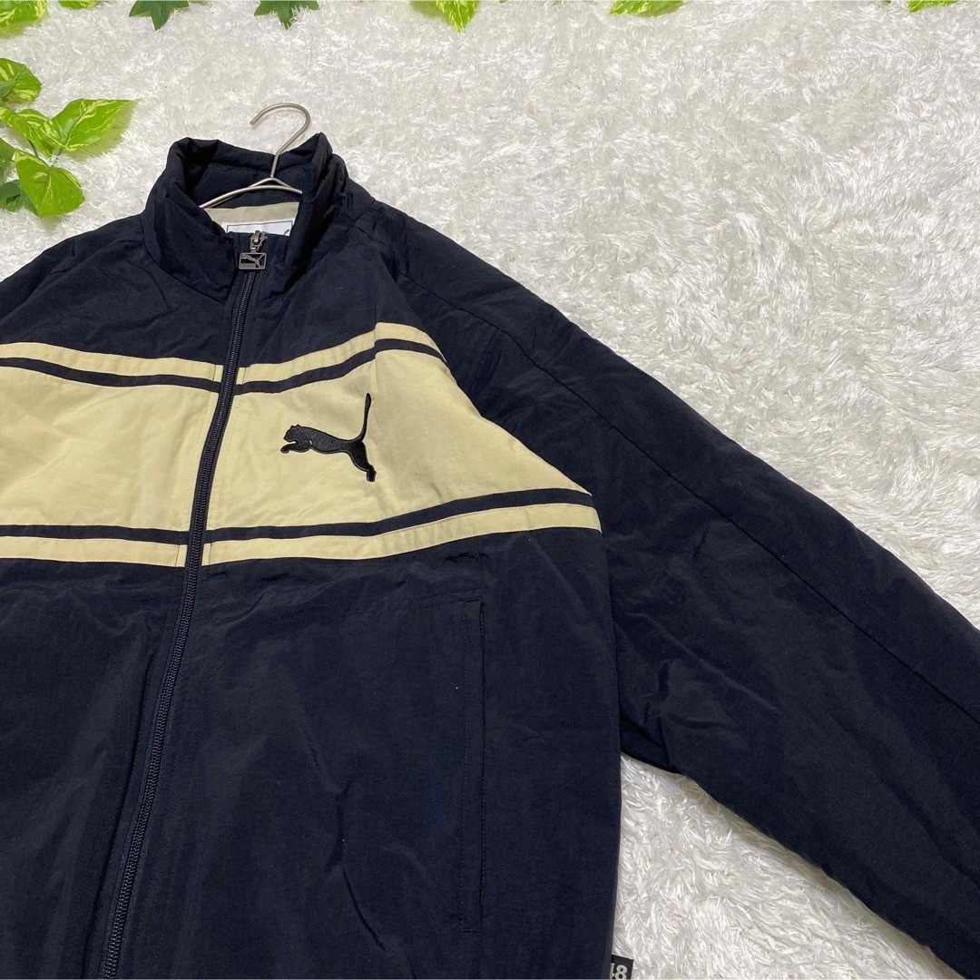 PUMA プーマ　ジャージ　ジャケット　ブルゾン　古着　デザイン　お洒落 メンズのトップス(ジャージ)の商品写真