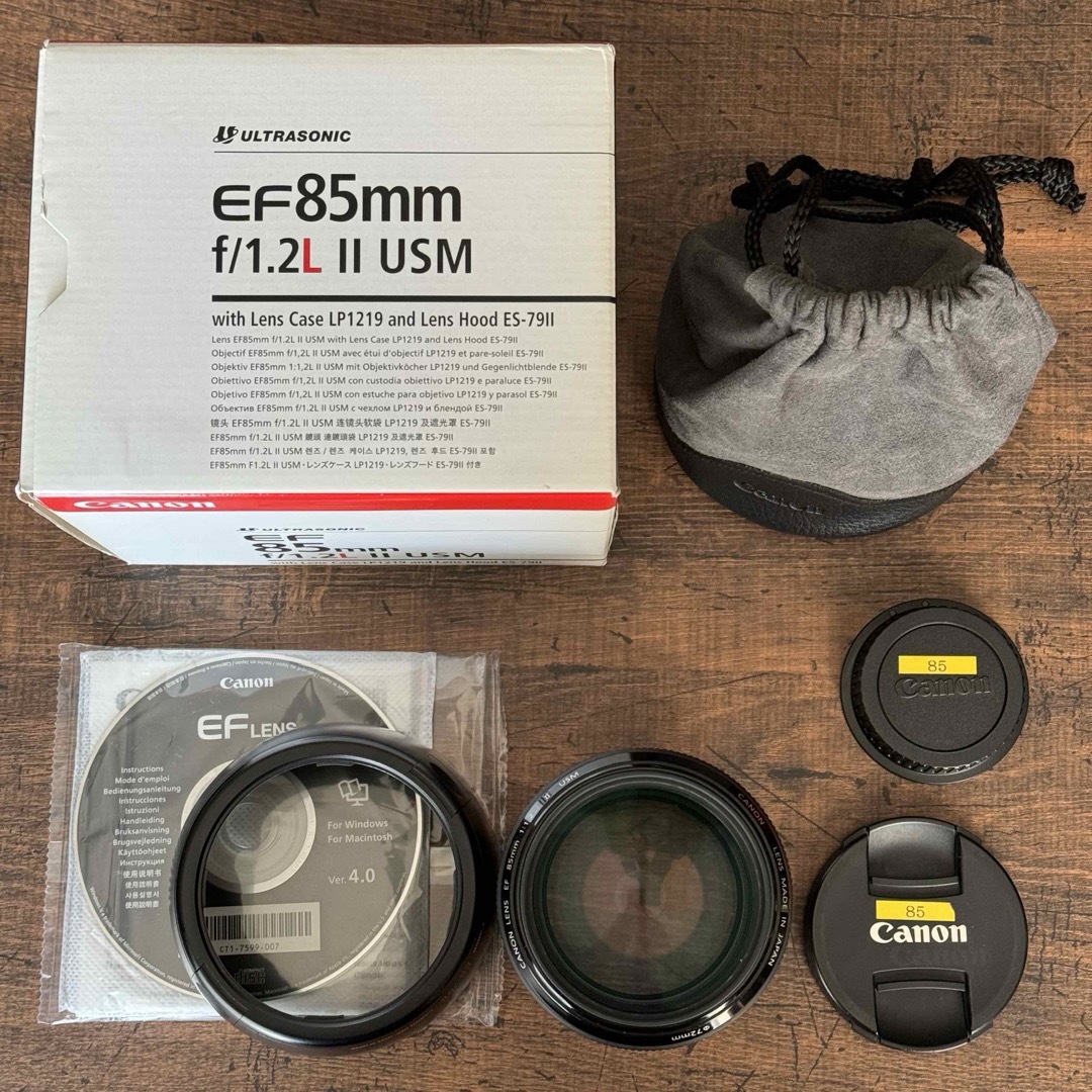 キャノン EF 85mm F1.2 L Ⅱ USM レンズ フィルタースマホ/家電/カメラ