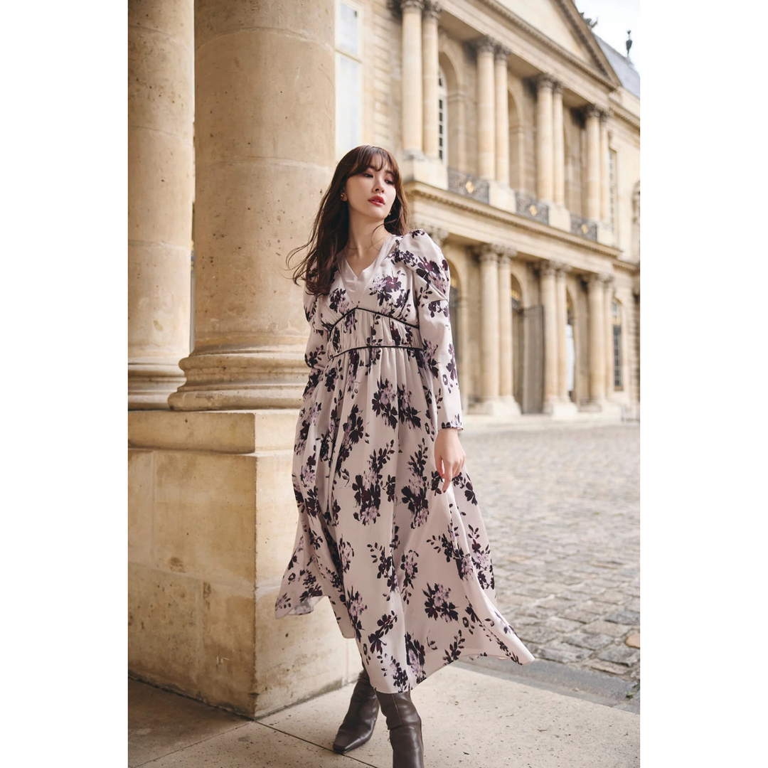 Her lip to - herlipto Muse Floral Cut-Out Dress ワンピースの通販