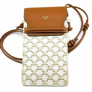 セリーヌ(celine)の【極美品】セリーヌトリオンフキャンバス モバイルショルダー(その他)