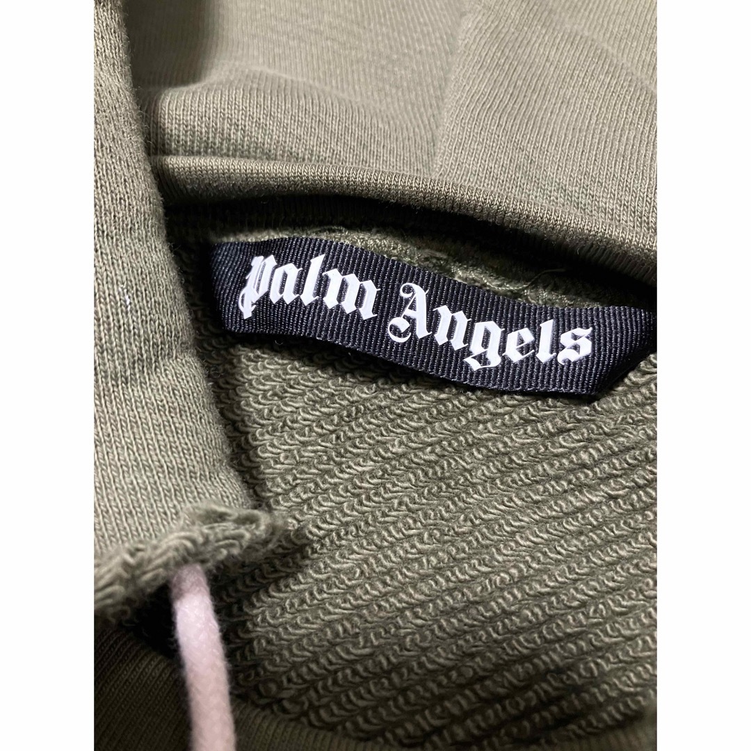 PALM ANGELS(パームエンジェルス)のpalm angels パームエンジェルス　ペイント　パーカー　Lサイズ メンズのトップス(パーカー)の商品写真