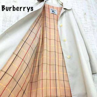 バーバリー(BURBERRY) ステンカラーコート(メンズ)（ホワイト/白色系