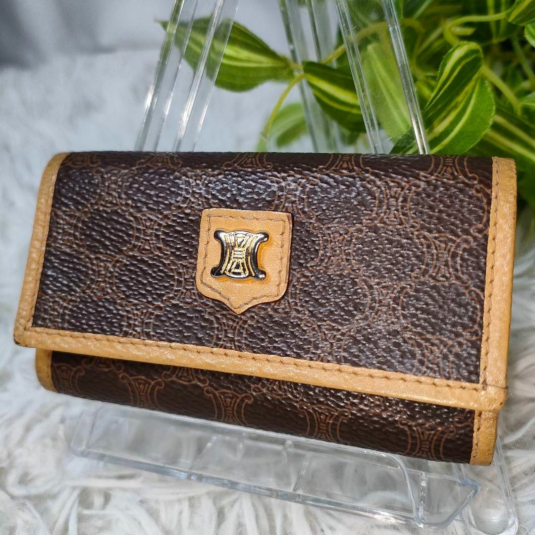 CELINE - セリーヌ キーケース 6連 トリオンフ マカダム CELINE CELINE - セリーヌ キーケース 6連 トリオンフ マカダム CELINE