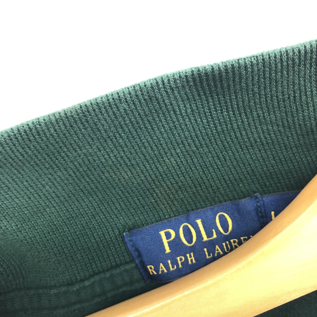 Ralph Lauren(ラルフローレン)の古着 ラルフローレン Ralph Lauren POLO RALPH LAUREN ハーフジップスウェットシャツ トレーナー メンズL /eaa409535 メンズのトップス(スウェット)の商品写真