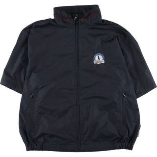 トミーヒルフィガー(TOMMY HILFIGER)の古着 トミーヒルフィガー TOMMY HILFIGER GOLF 半袖 ウインドブレーカー メンズXL /eaa408352(ナイロンジャケット)