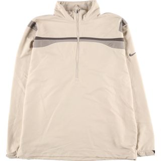 ナイキ(NIKE)の古着 ナイキ NIKE GOLF ゴルフ ハーフジップ ウォームアッププルオーバー メンズL /eaa408462(ナイロンジャケット)