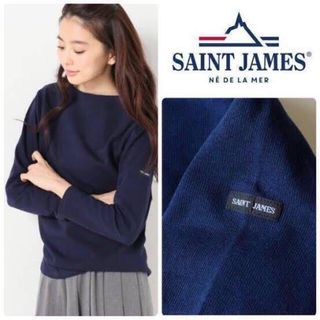 セントジェームス(SAINT JAMES)のSAINT JAMES ギルドウェッソン　Tシャツ T1 新品　マリン　S(Tシャツ(長袖/七分))