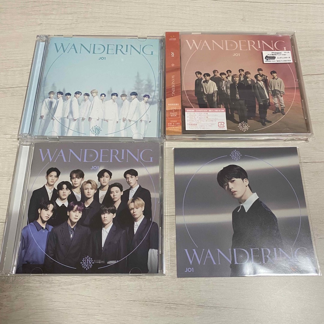 JO1(ジェイオーワン)のJO1 WANDERING CD 3形態セット 木全 アザジャケ エンタメ/ホビーのCD(ポップス/ロック(邦楽))の商品写真