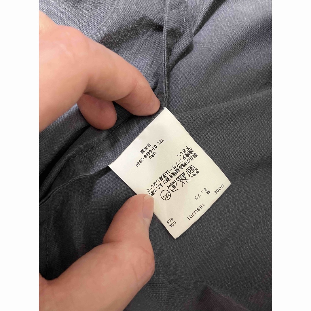 URU(ウル)のURU ウル　16SS トレンチコート　サイズ2 グレー メンズのジャケット/アウター(トレンチコート)の商品写真