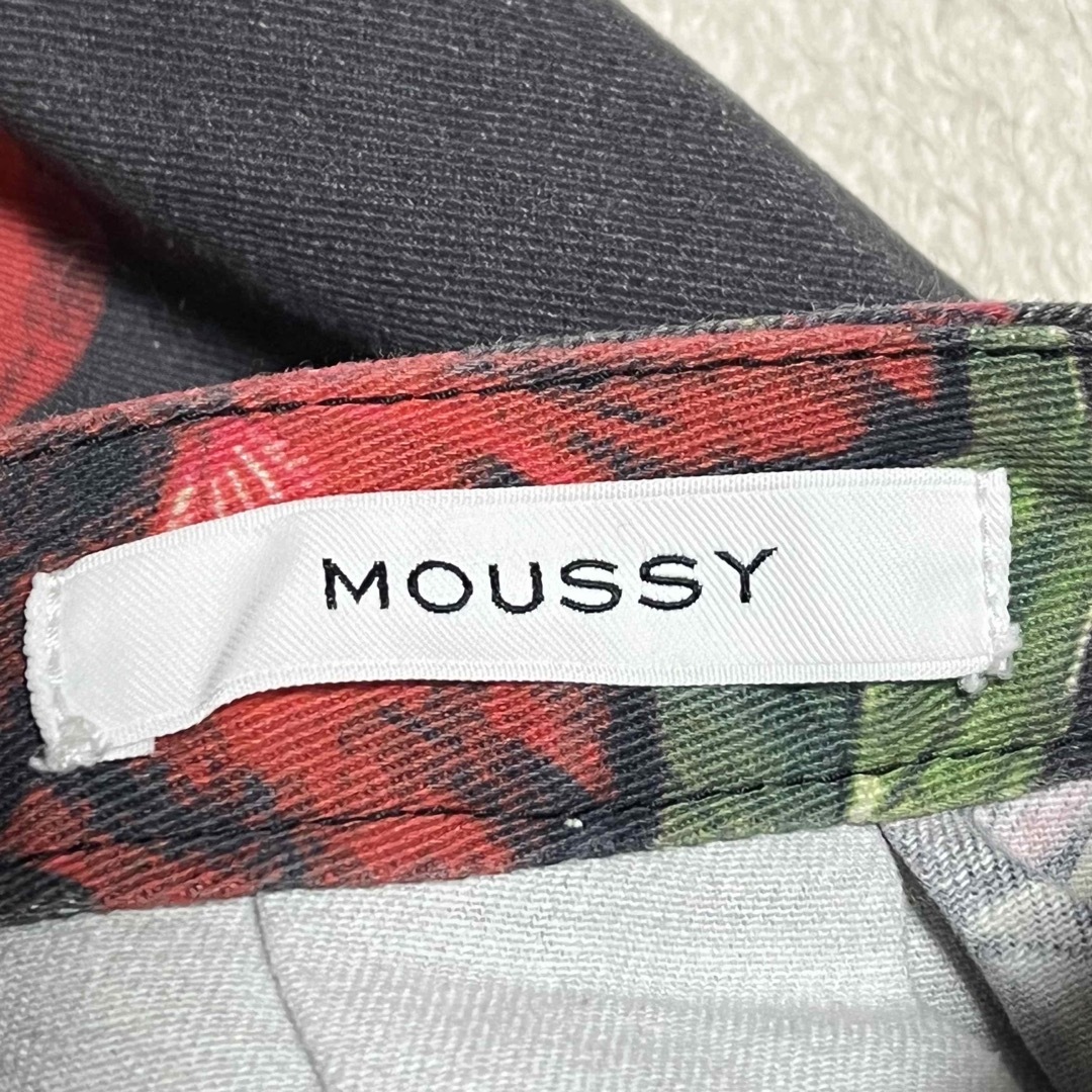 moussy(マウジー)の大特価セール　MOUSSY マウジー♡プリントデニムロングスカート　SS 即発送 レディースのスカート(ロングスカート)の商品写真