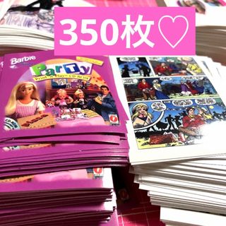 海外ステッカー　メモ　シール　バービー　アメキャラ　おすそ分け☆　350枚以上★(シール)