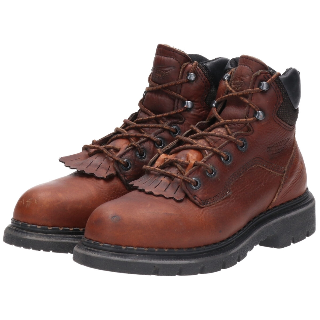 REDWING(レッドウィング)の古着 レッドウィング RED WING ワークブーツ USA製 US7 レディース24.0cm /saa009471 レディースの靴/シューズ(ブーツ)の商品写真