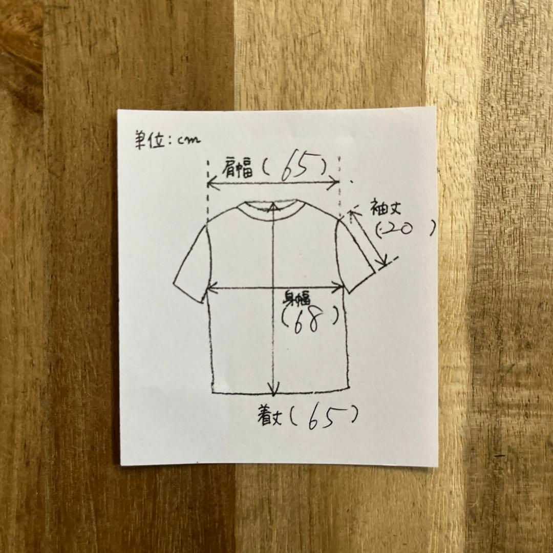 DOUBLE NAME(ダブルネーム)のダブルネーム トップス カレッジプリント デザイン Ｔシャツ 五分袖 ホワイト レディースのトップス(Tシャツ(半袖/袖なし))の商品写真