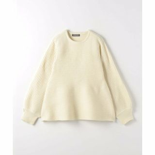 アデイインザライフ(a day in the life)の【OFF WHITE】リブボーダー クルーネックニット -ハンドウォッシャブル-<A DAY IN THE LIFE>(ニット/セーター)