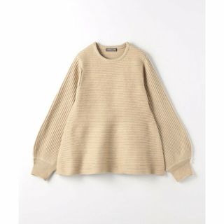 アデイインザライフ(a day in the life)の【BEIGE】リブボーダー クルーネックニット -ハンドウォッシャブル-<A DAY IN THE LIFE>(ニット/セーター)