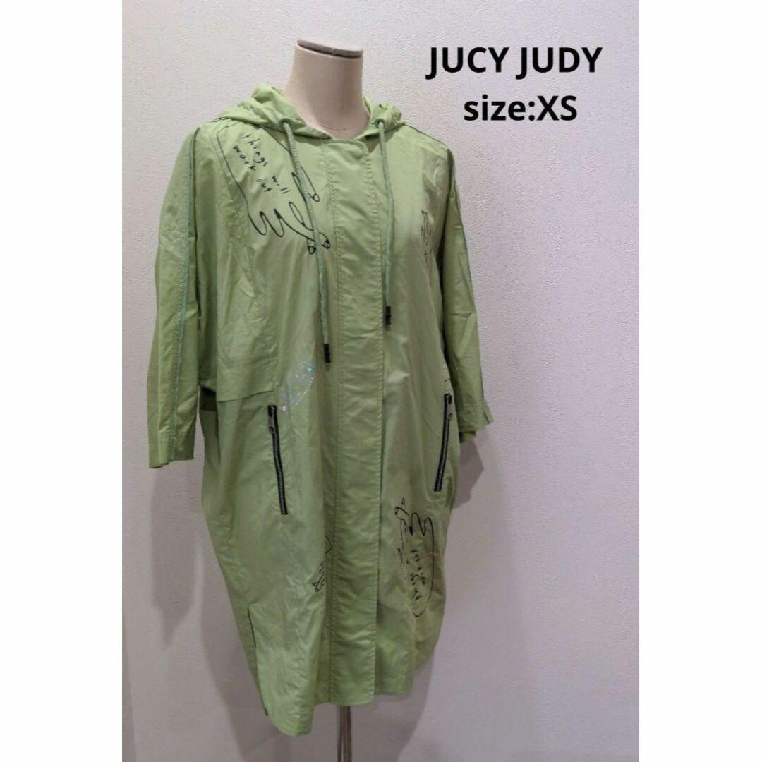 JUCY JUDY 韓国服 デザインプリント マウンテンパーカー グリーン レディースのジャケット/アウター(その他)の商品写真