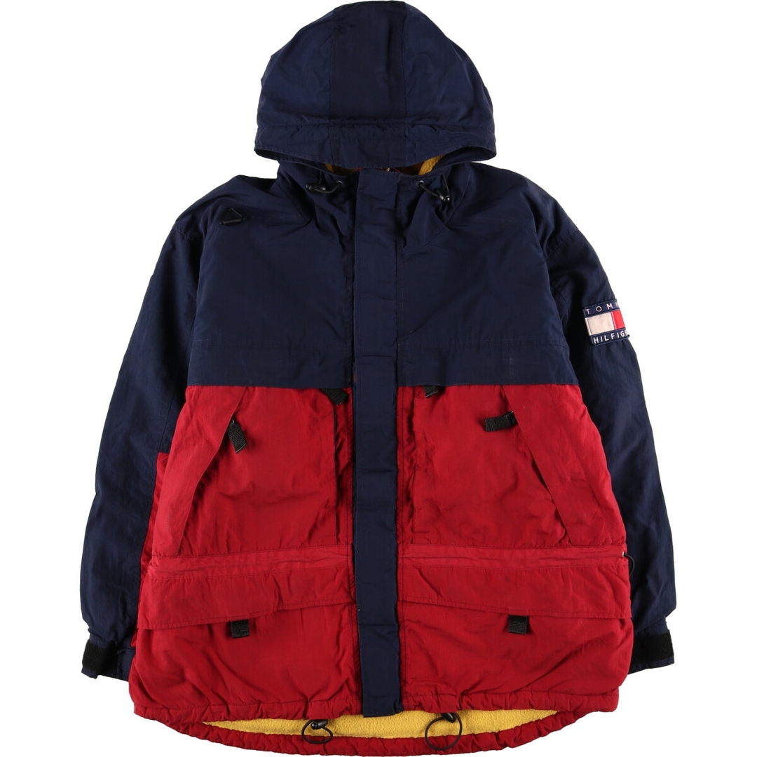 TOMMY HILFIGER(トミーヒルフィガー)の古着 90年代 トミーヒルフィガー TOMMY HILFIGER マウンテンパーカー シェルジャケット メンズL ヴィンテージ /eaa412504 メンズのジャケット/アウター(マウンテンパーカー)の商品写真