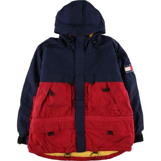 トミーヒルフィガー(TOMMY HILFIGER)の古着 90年代 トミーヒルフィガー TOMMY HILFIGER マウンテンパーカー シェルジャケット メンズL ヴィンテージ /eaa412504(マウンテンパーカー)