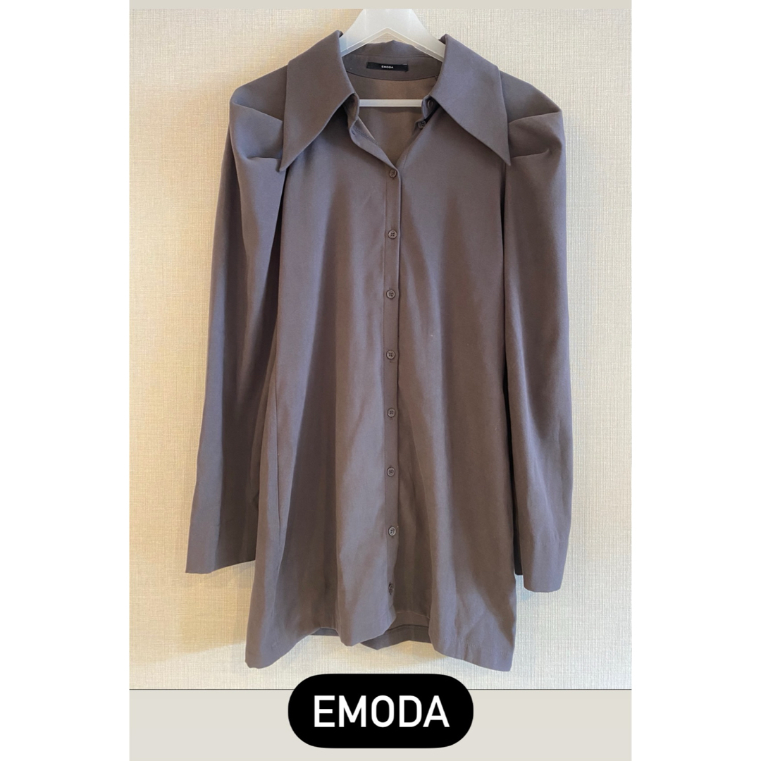 EMODA(エモダ)の【最終値下げ】EMODA エモダ シャツ ワンピース レディースのワンピース(ミニワンピース)の商品写真