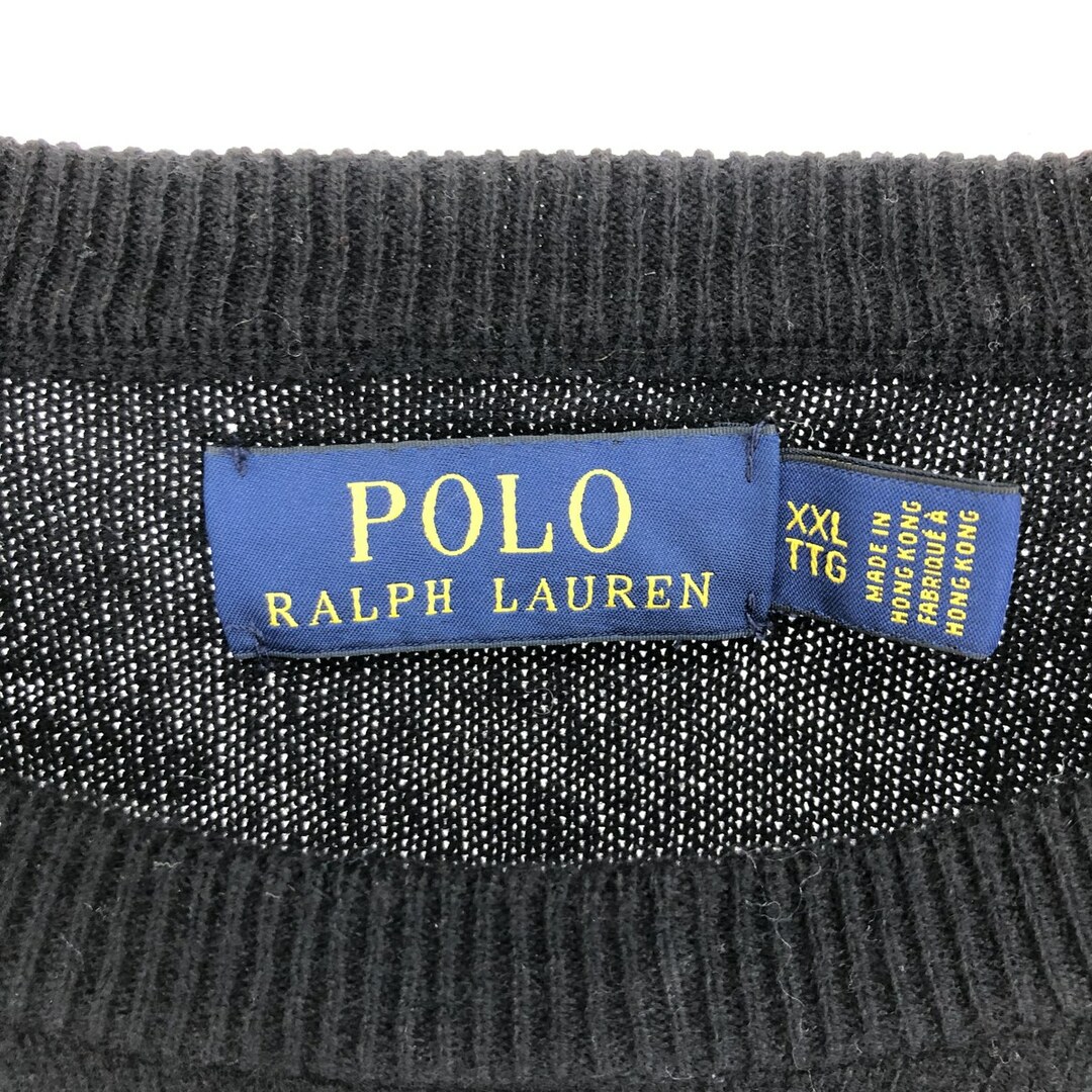 Ralph Lauren(ラルフローレン)の古着 ラルフローレン Ralph Lauren POLO RALPH LAUREN ウールニットセーター メンズXXL /eaa409420 メンズのトップス(ニット/セーター)の商品写真