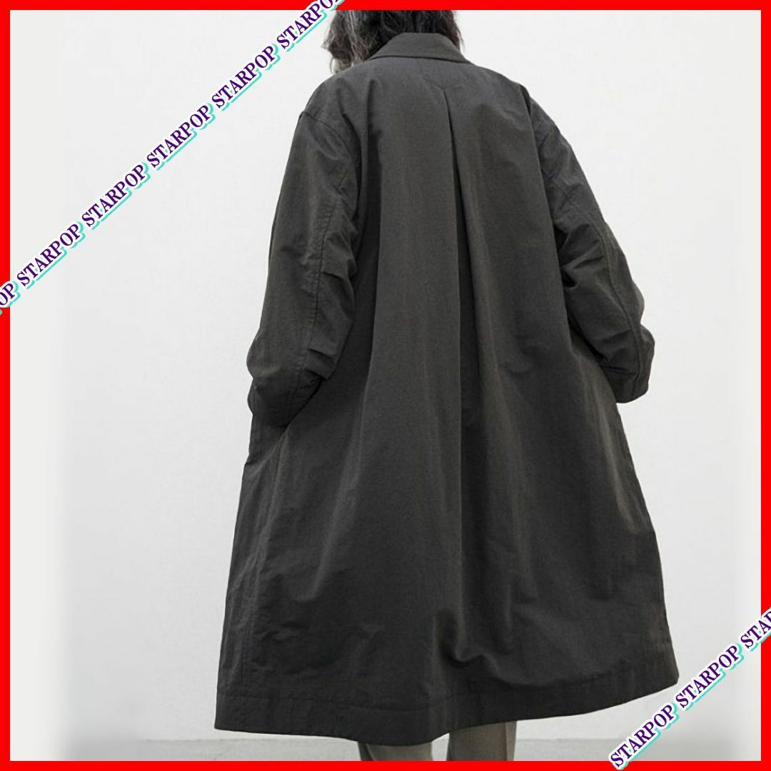 LIDNM(リドム)のLIDNM NYLON RIP LOOSE MILITARY COAT リドム メンズのジャケット/アウター(ステンカラーコート)の商品写真