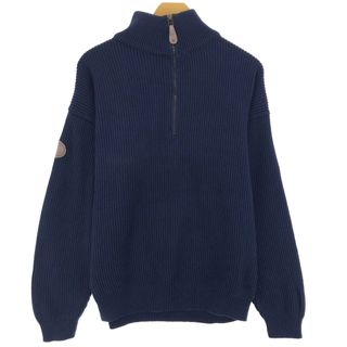 ラルフローレン(Ralph Lauren)の古着 90年代 ラルフローレン Ralph Lauren CHAPS チャップス コットンニットハーフジップセーター メンズXL ヴィンテージ /eaa409308(ニット/セーター)