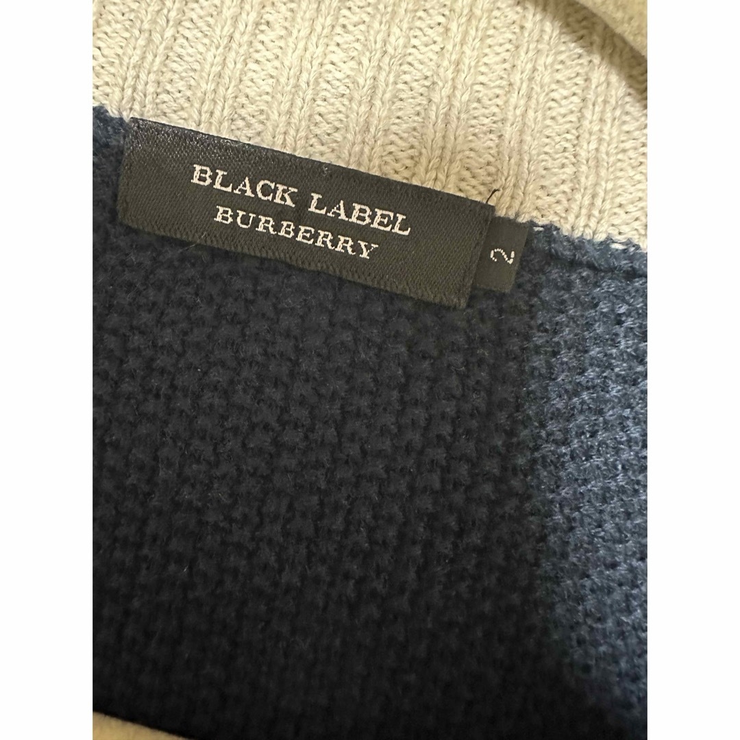 BURBERRY BLACK LABEL(バーバリーブラックレーベル)のバーバリーブラックレーベル　BURBERRY ニット　セーター　トップス極美品 メンズのトップス(ニット/セーター)の商品写真