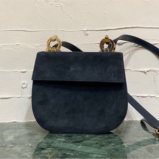 サルヴァトーレフェラガモ(Salvatore Ferragamo)のSalvatore ferragamo スエードレザー ミニ ショルダーバッグ(ショルダーバッグ)