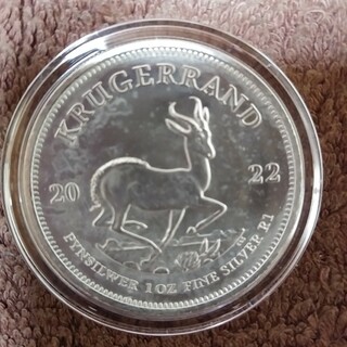 南アフリカ「クルーガーランド銀貨2022」1オンス(新品、未使用)(貨幣)
