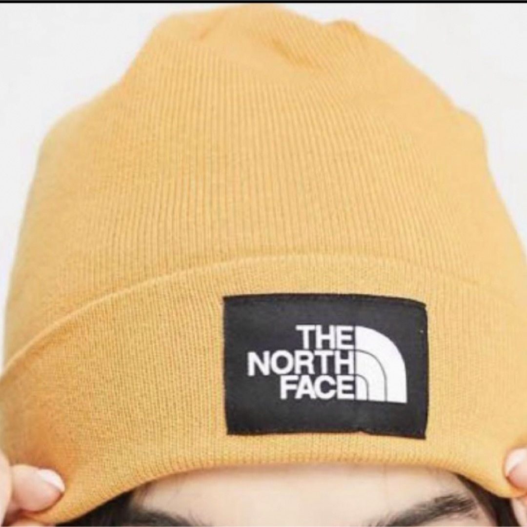 THE NORTH FACE(ザノースフェイス)のノースフェイス  ビーニー  ニット  キャップ  帽子  イエロー レディースの帽子(ニット帽/ビーニー)の商品写真