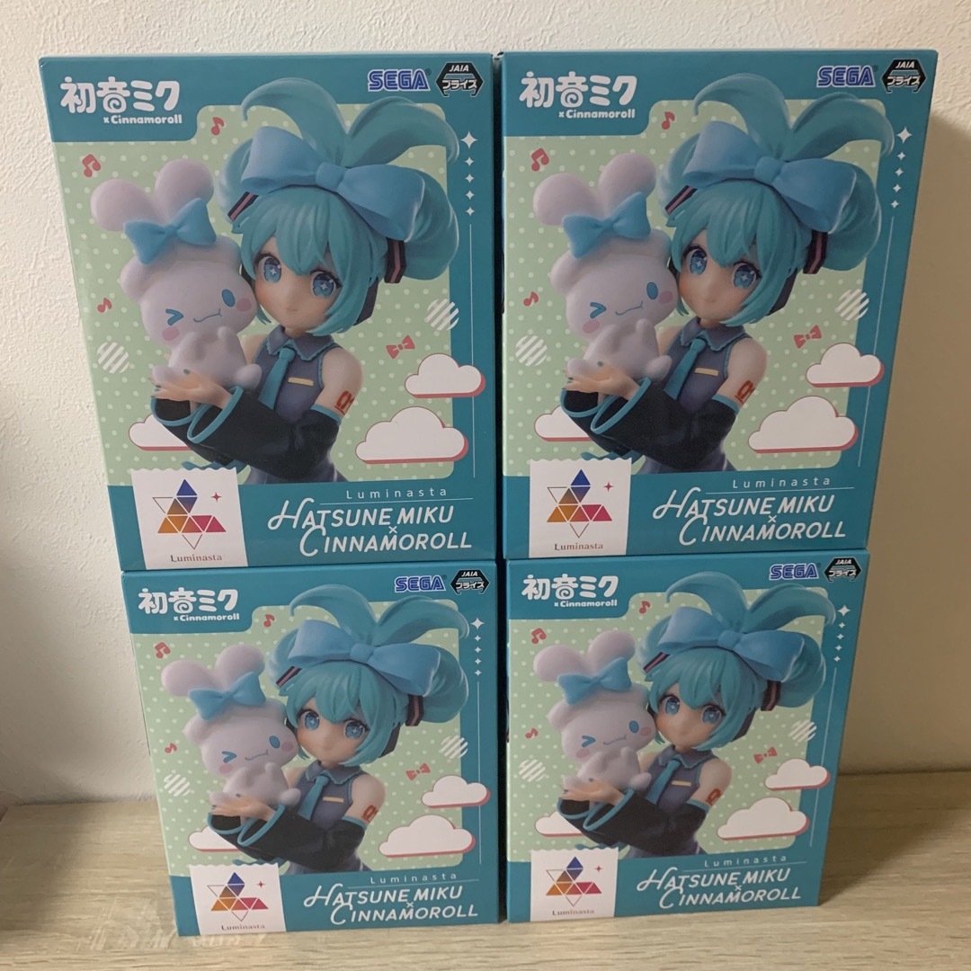 初音ミク × シナモロール フィギュア まとめ売り 初音ミク × シナモロール フィギュア まとめ売り