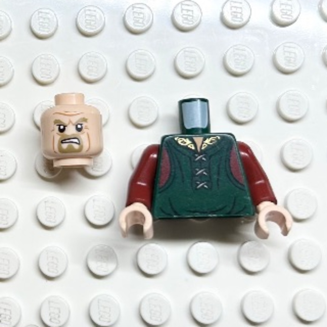 Lego(レゴ)のレゴ　 セオデン王の　トルソーとヘッドパーツ キッズ/ベビー/マタニティのおもちゃ(知育玩具)の商品写真