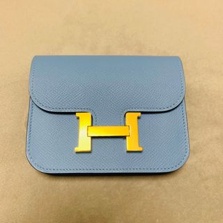 エルメス(Hermes)の新品　エルメス コンスタンススリム セレスト HERMES ミニウォレット(財布)