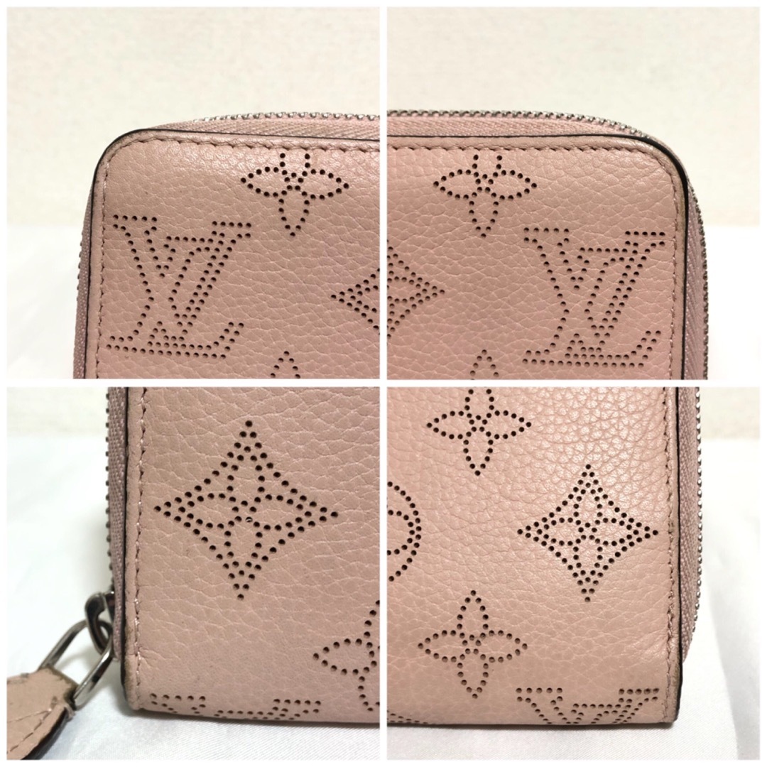 LOUIS VUITTON(ルイヴィトン)の美品 ルイヴィトン マヒナ マグノリア ジッピーウォレット 長財布 ピンク レディースのファッション小物(財布)の商品写真