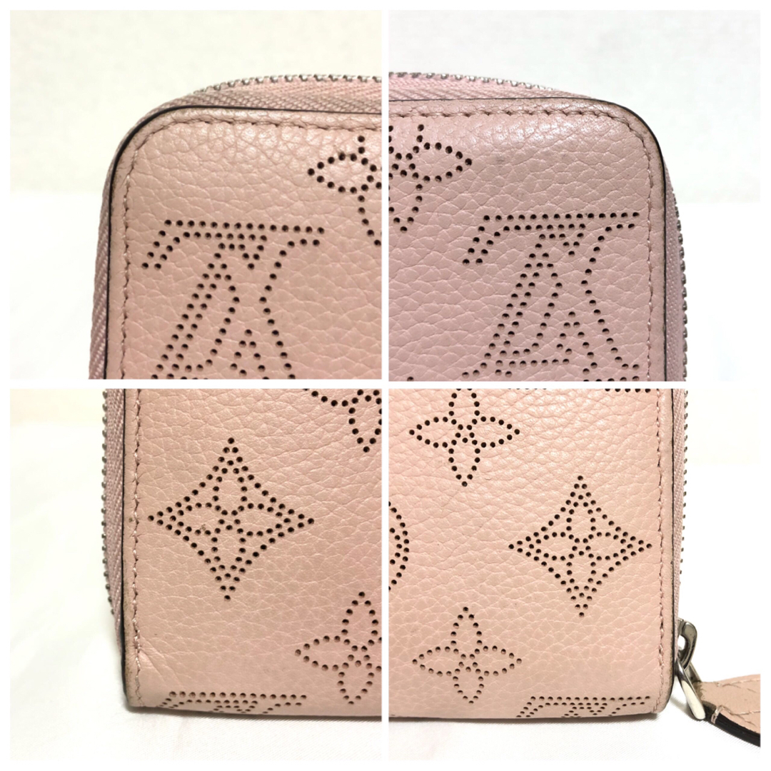 LOUIS VUITTON(ルイヴィトン)の美品 ルイヴィトン マヒナ マグノリア ジッピーウォレット 長財布 ピンク レディースのファッション小物(財布)の商品写真