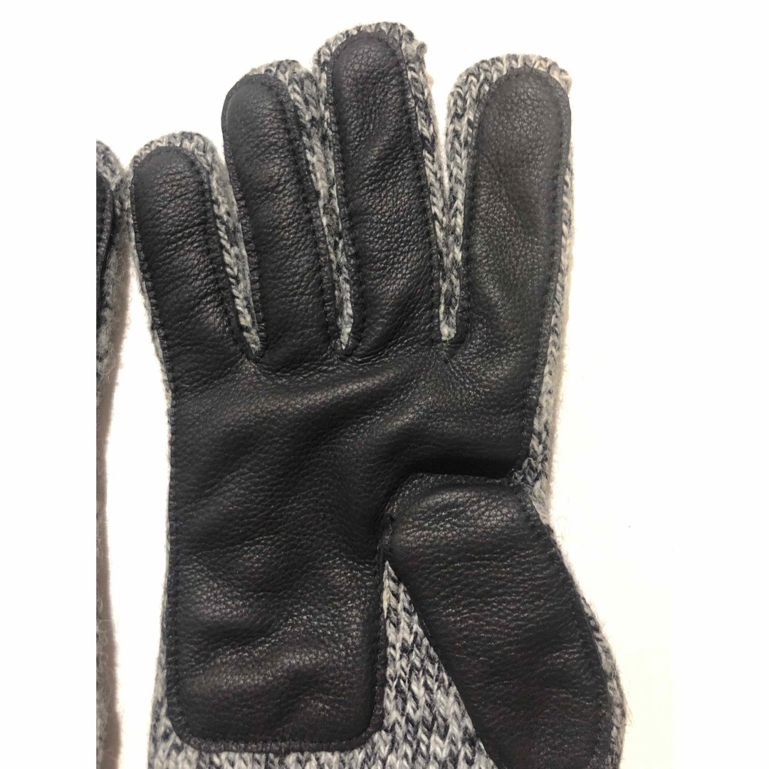 1980s USA デッドストックBRONER ウ–ル×ディアスキンglove ハンドメイドのファッション小物(その他)の商品写真