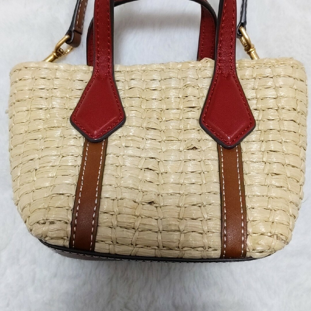 極美品 TORY BURCH カゴバッグ ペリー 2way ショルダー バッグ