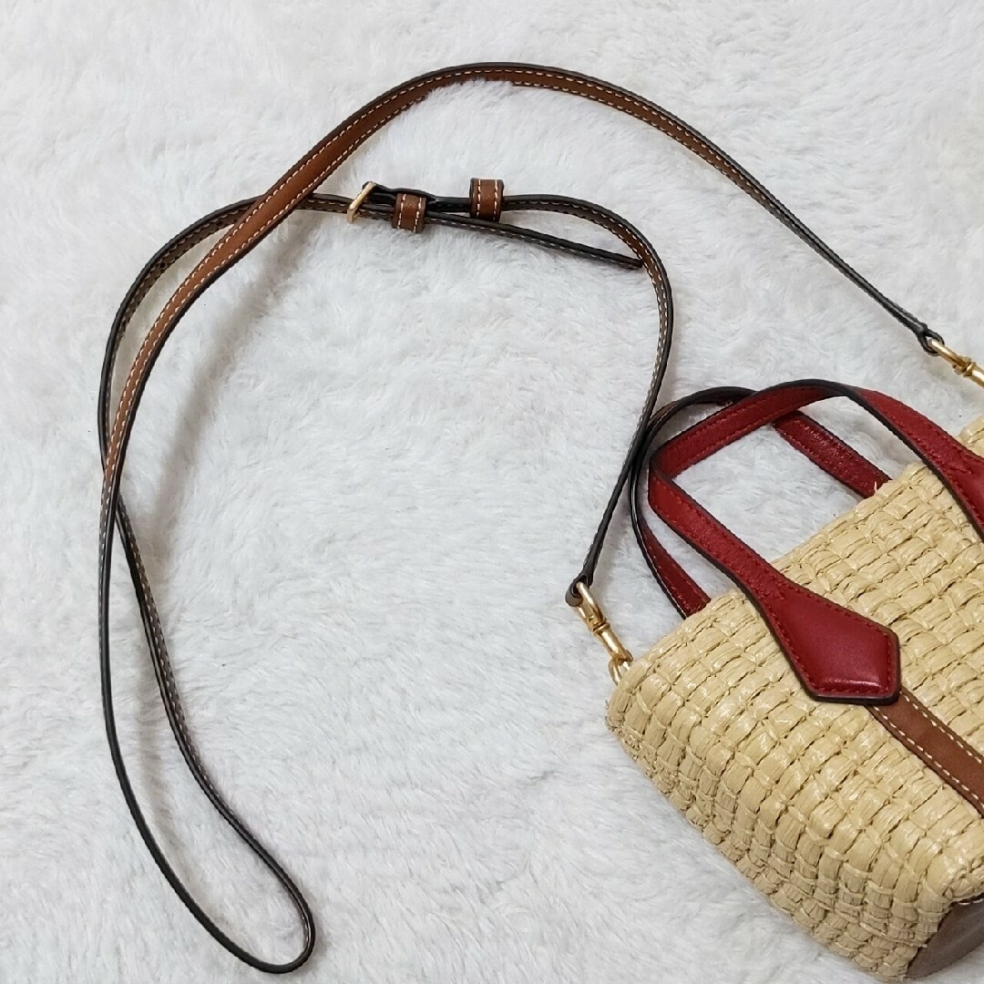 極美品 TORY BURCH カゴバッグ ペリー 2way ショルダー バッグ