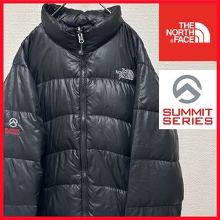 ザノースフェイス(THE NORTH FACE)のノースフェイス サミットシリーズ 黒ダウンジャケット レディース L(ダウンジャケット)