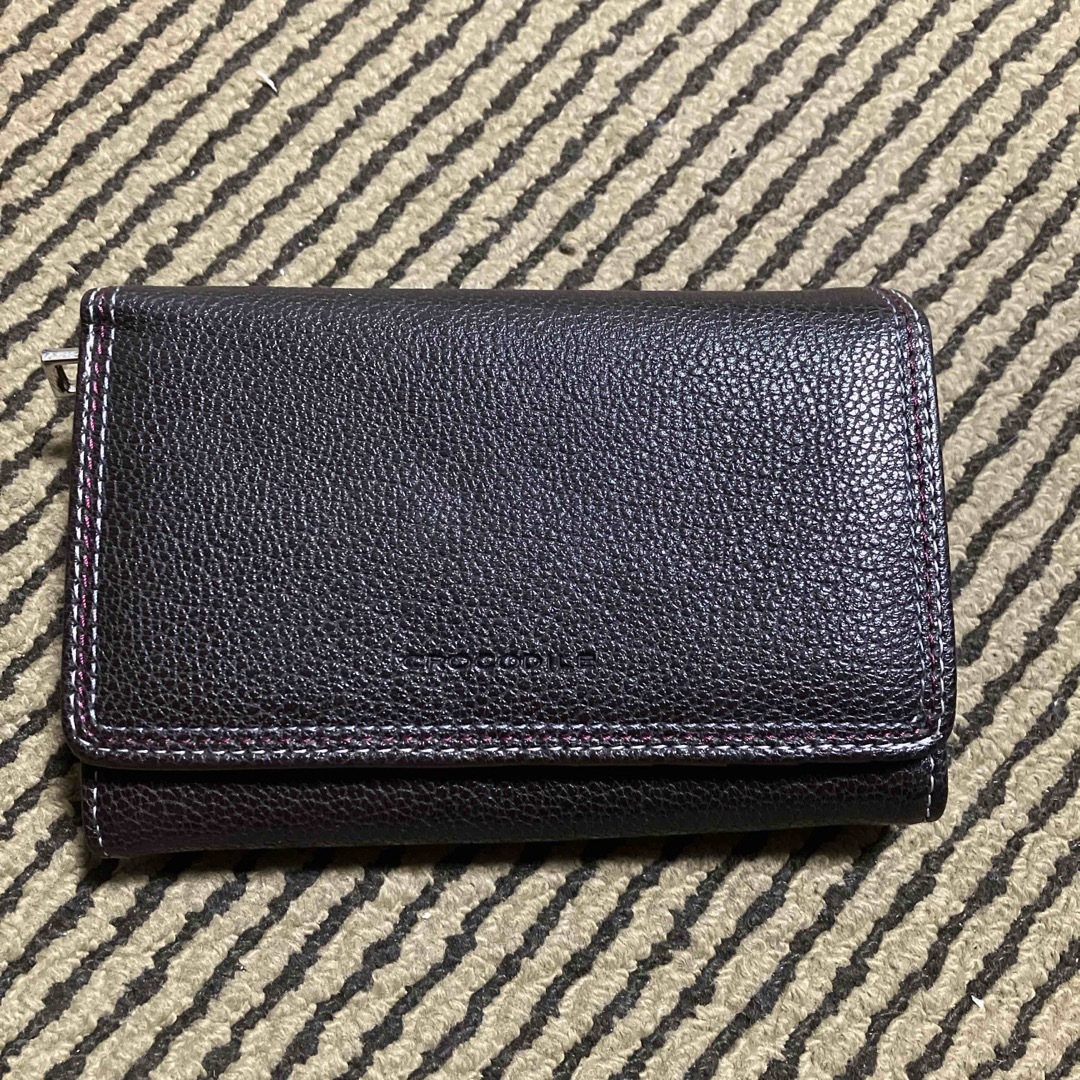 Crocodile(クロコダイル)の【値下げしました】crocodileブラウン二つ折り財布 レディースのファッション小物(財布)の商品写真