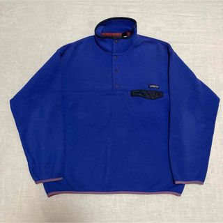 パタゴニア(patagonia)の90's USA製 patagonia スナップt シンチラ フリース Lサイズ(ブルゾン)