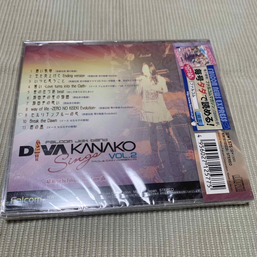 Falcom　jdk　BAND　Diva　Kanako　sings　Vol．2 エンタメ/ホビーのCD(ポップス/ロック(邦楽))の商品写真