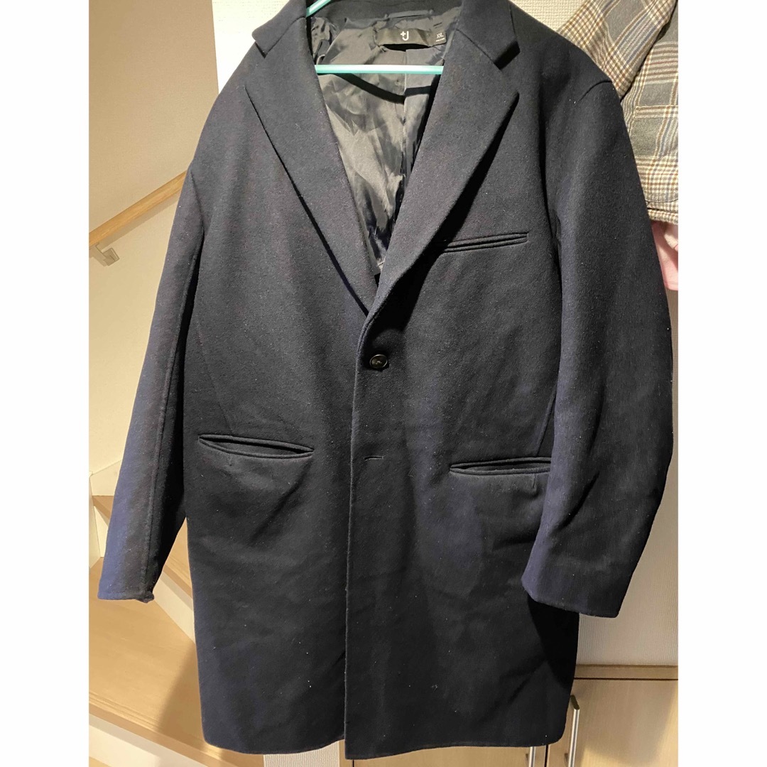 新品】ユニクロ+jウールブレンドチェスターコート ジルサンダー 新品】ユニクロ+jウールブレンドチェスターコート ジルサンダー
