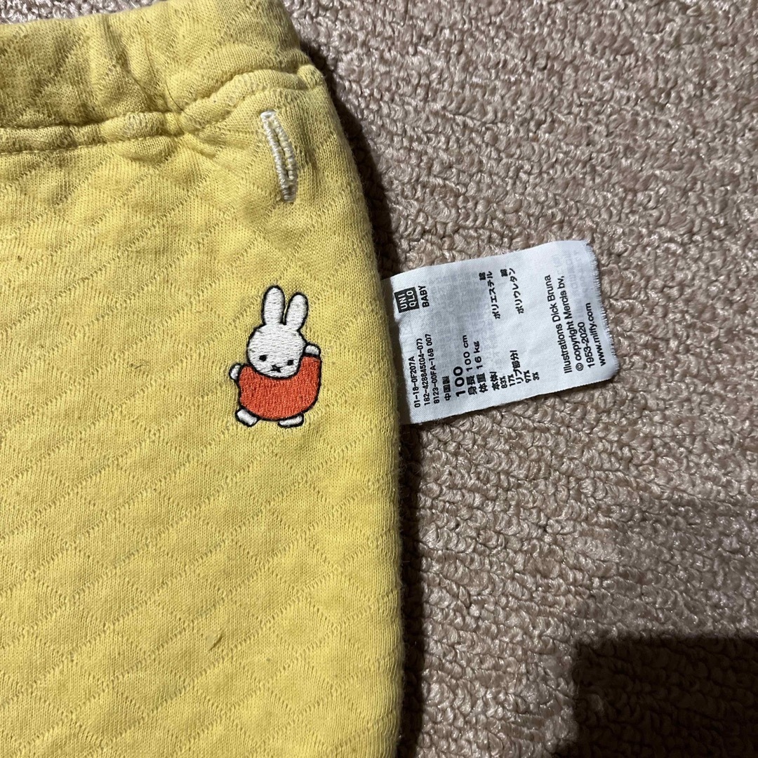 UNIQLO(ユニクロ)のユニクロ　ユニセックス　ミッフィーパジャマ　100cm キッズ/ベビー/マタニティのキッズ服男の子用(90cm~)(パジャマ)の商品写真